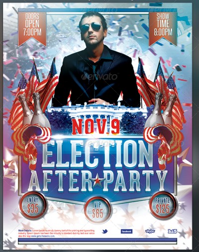 ELECTION AFTER PARTY POLITICAL FLYER TEMPLATE