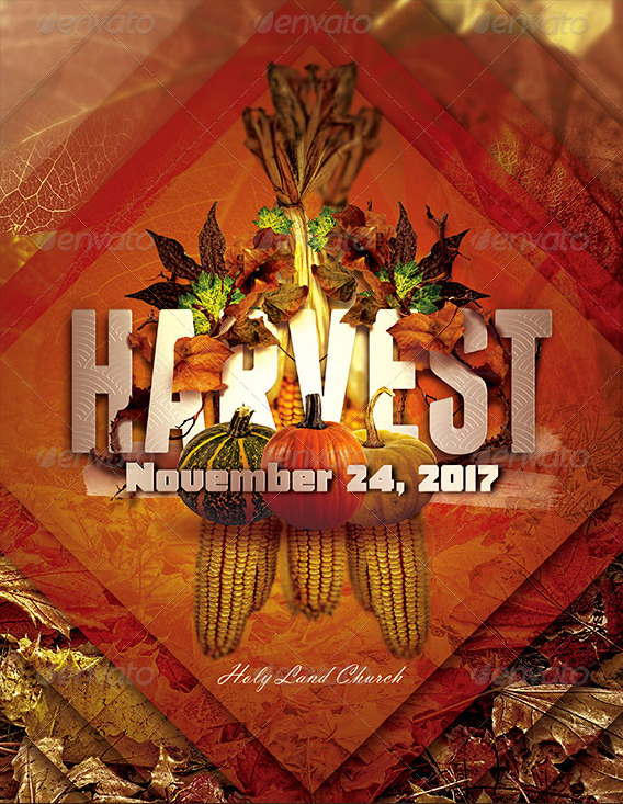 Best Harvest and Thanksgiving Flyer Templates