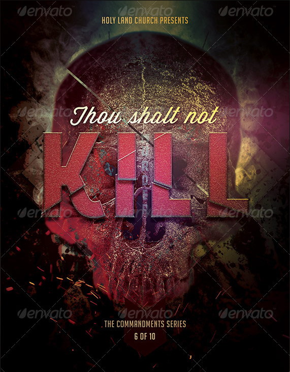 Commandment_6_Thou_Shalt_Not_Kill_Church_FLYER_Template_PREVIEW